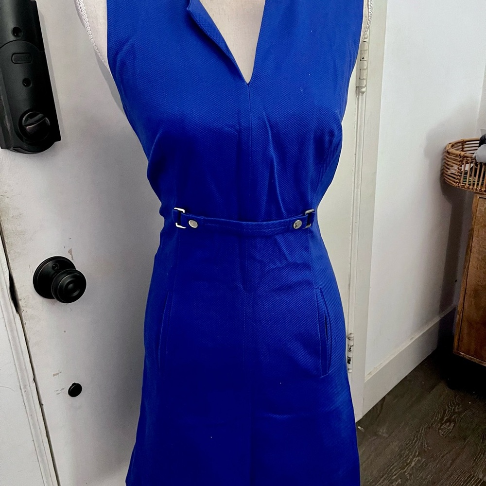 Adrianna Papell Pique Fabric Shift Dress 6P